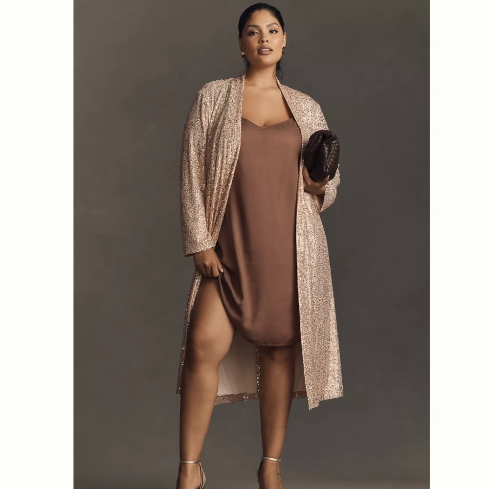 Anthropologie x Mare Mare Sequins Duster- size L